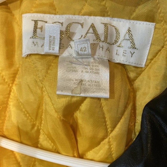 ESCADA BLACK Coat/Jacket Style Dress;Sz 42 - Picture 6 of 10